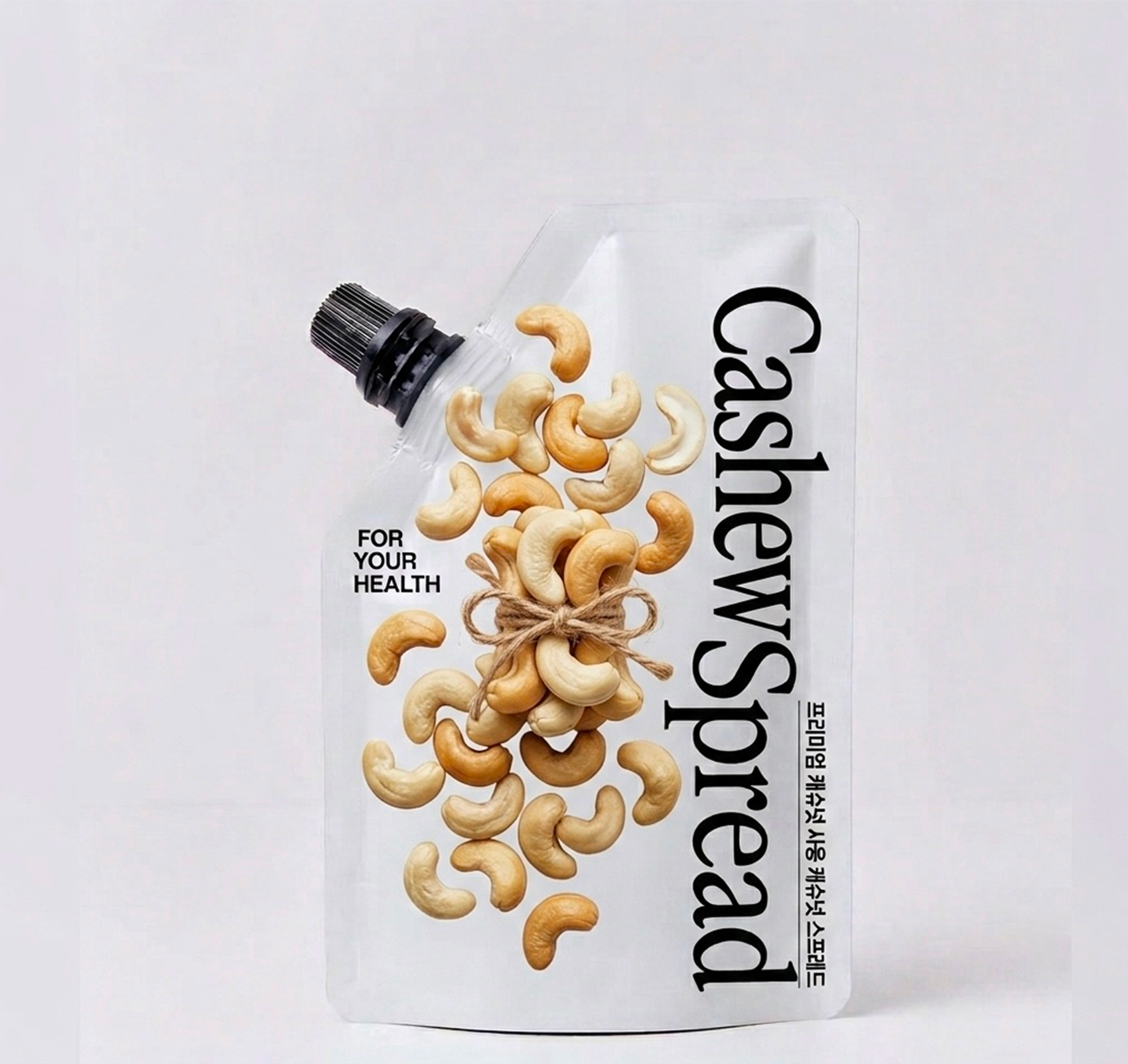 Jar of smooth cashew spread